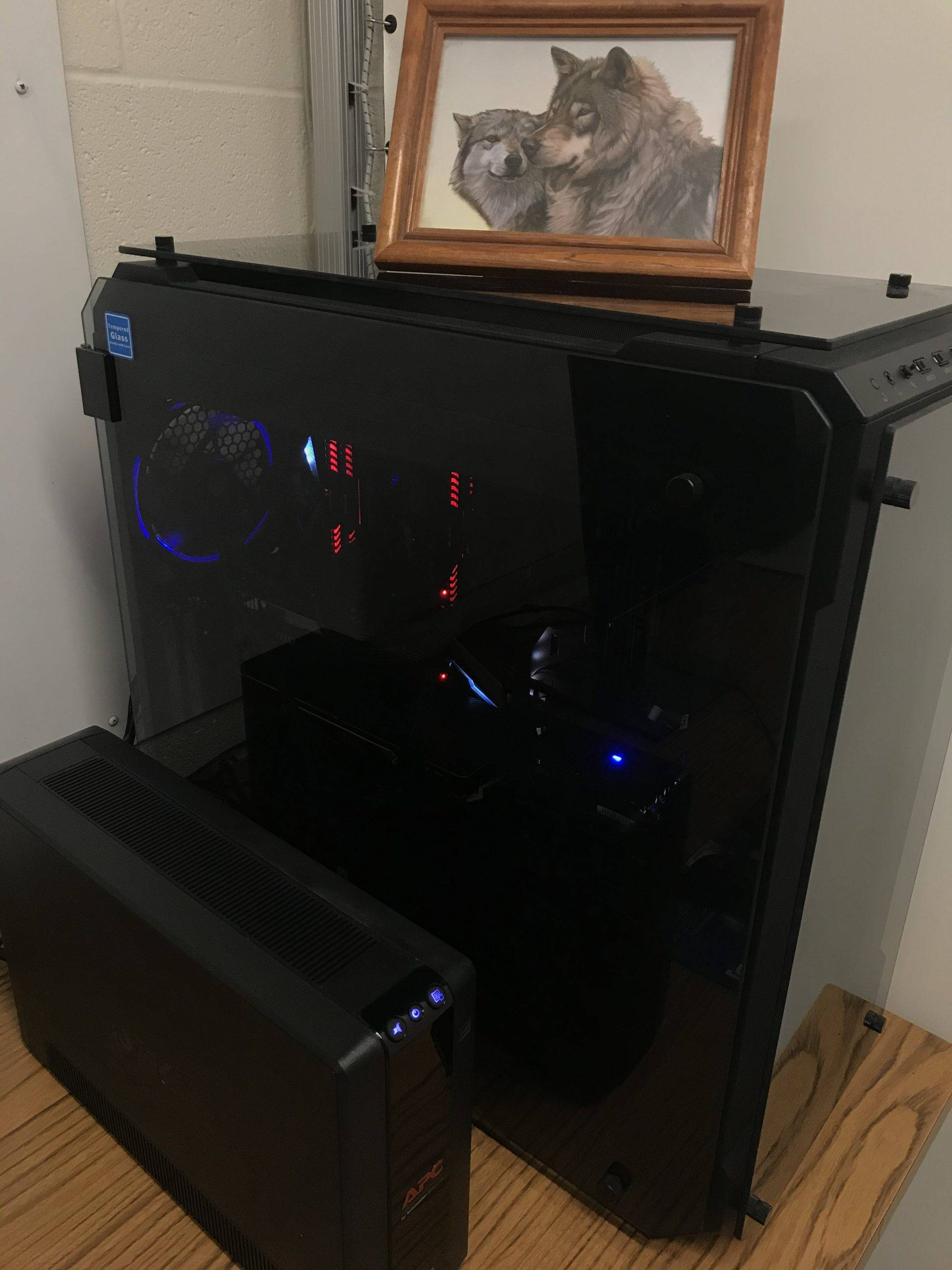 photograph of machine inside DEN lab